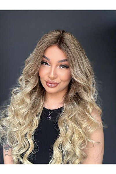 Suzan Peruk Hayalet Tül Peruk- Platin özel renklendirme En yoğun ekstra gür T...