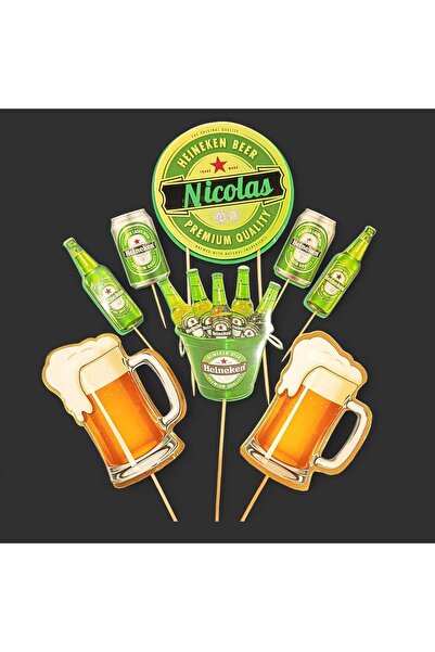giftsbyGia Set of 8 3D toppers / HEINEKEN theme