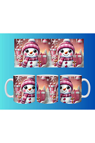 Evion كوب مفهومي لرأس السنة وعيد الميلاد - تصميم طباعة مخصص ملون