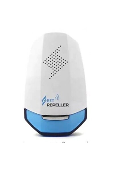 Pest x Defend Set 2x Repelent cu ultrasunete pentru dăunători Alb-Albastru (pentru rozătoare și insecte târâtoare)