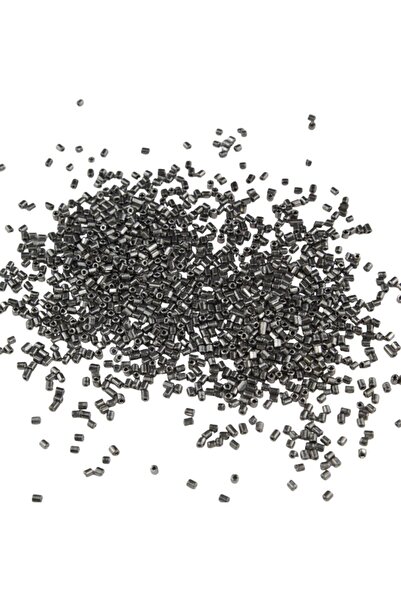 Serhat Aksesuar ve El İşçilik خرز مقطوع مطلي بالأنثراسايت 3×2 مم (100 جرام 40...