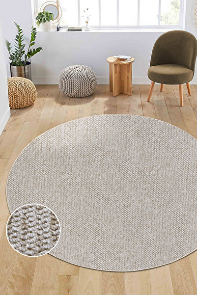 SANRUGS Home & Living Leke Tutmaz, Tozumaz, Renk Efektli, Silinebilir, Buklel...