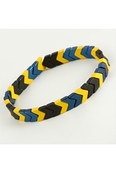 ZERO LAND Mtxdpn Fan Sergeant Hematite (150731) Natural Stone Bracelet-Colorful