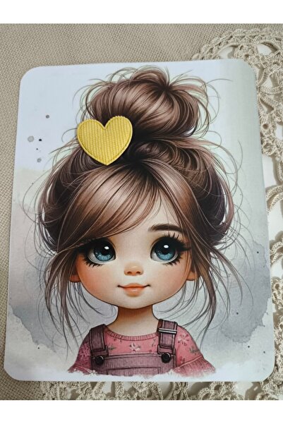 Momsada Heart Snap Baby Clip Hairless Baby Barrette Newborn Barrette