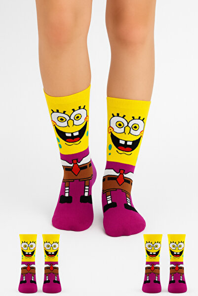 WORTHY SOCKS Unisex Patterned Socks Set 4 Pack