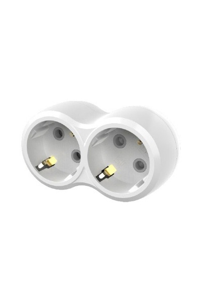 Klaus 5 Pieces, Double Socket With Grounding, KE30115 (15/150)