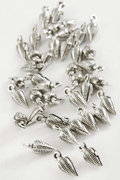 ZERO LAND MTXDPN Oval Tesbih Tassel Spacer 50 (154524) Gram-Culoare argintiu