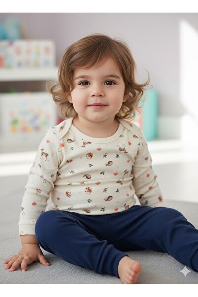 Şimo Butik ملابس داخلية للأطفال البنات والأولاد بأكمام طويلة مصنوعة من القطن ...