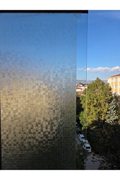 Başak Ev Tekstili Statik Cam Filmi Buzlu Cam Desenli Folyo – Duşa Kabin, Pencere ve Ofis Dekorasyon Kaplaması