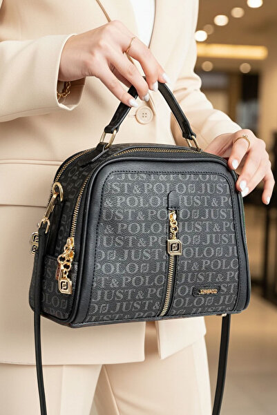 POLO CLUB Geantă de umăr și de mână cu o singură compartimentă pentru femei (24x20 CM)