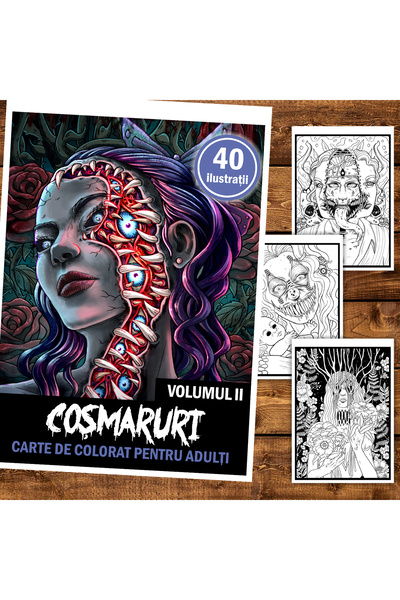 Legendary Gifts Carte de pictură, 40 de ilustrații, Coșmaruri - Volumul II