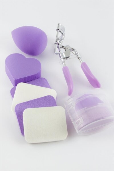 ZERO LAND إسفنجة مكياج MTXDPN 6 - مجموعة تجعيد الشعر (150201) - ملونة