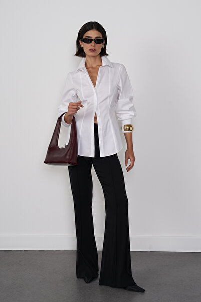 Beyyoglu %100 Cotton Dikiş Detaylı Gömlek