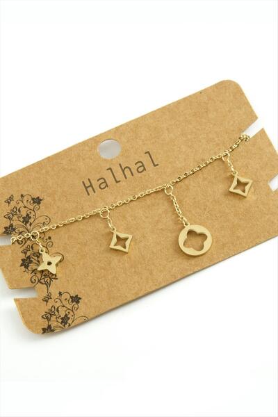 Ronanna MTXDPN Flower Luxury (140134) خلخال فولاذي - أصفر