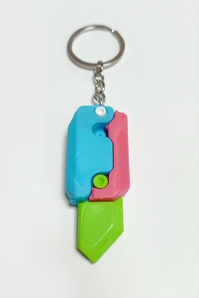 ZERO LAND Cuțit MTXDPN (135918) Breloc din silicon-albastru