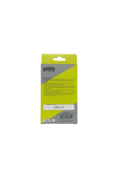 GABBLE 250 GB Usb2.0 Harddisk (Yenilenmiş)