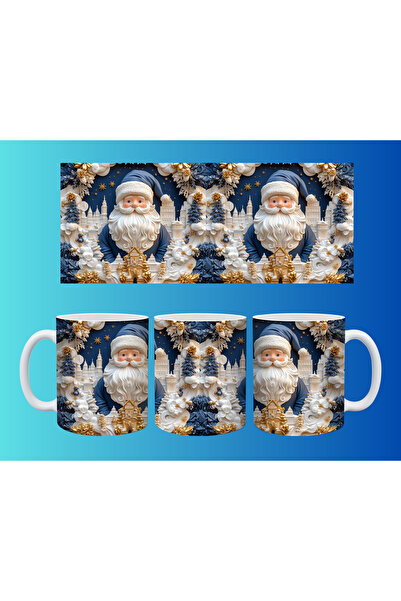 Evion New Year and Christmas Concept Mug – Colorful Custom Print Design