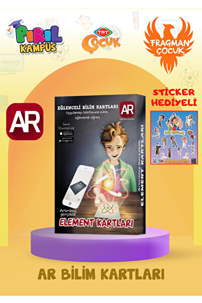 TRT ÇOCUK PIRIL بطاقات العلوم الترفيهية التي تدعم الواقع المعزز |   بطاقات ال...