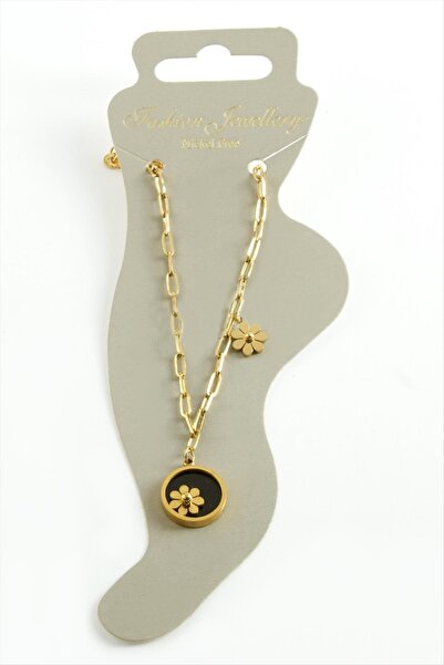 ZERO LAND MTXDPN فلور فاخر (152118) خلخال فولاذي - أصفر