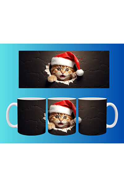 Evion كأس رأس السنة الجديدة مع القطط - تصميم خاص بنمط القطط اللطيفة 5