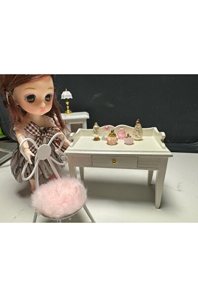 La Petite Boheme Minyatür Oyuncak Makyaj Masası ve Sandalyesi