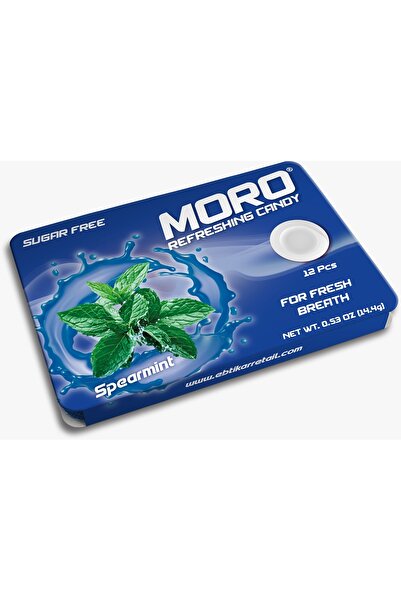 Moro حلوى مورو المنعشة نكهة النعناع 12 حبة