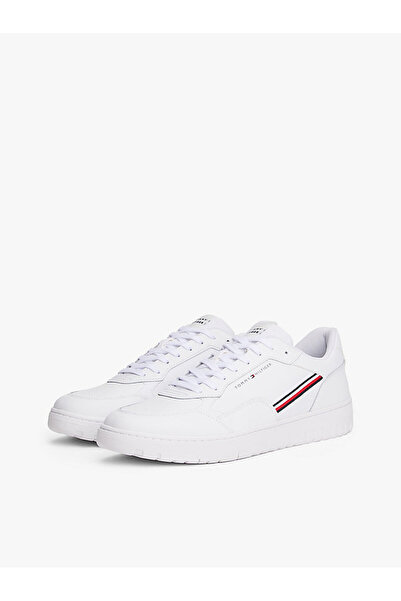 Tommy Hilfiger Pánské basketbalové tenisky s pruhovaným logem