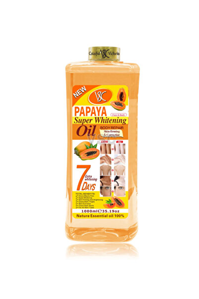 Oil فيكتوريا سوبر كولوروفول زيت بابايا الأصلي عالي الجودة 200 مل، زيت تفتيح ا...