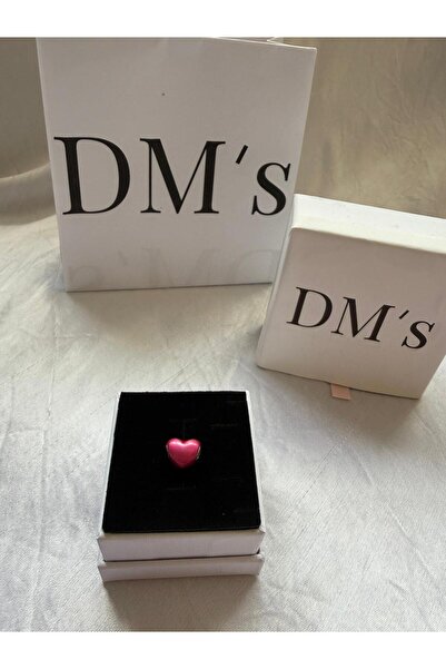 DM’s Silver Pink Mini Kalp Gümüş Charm’ı