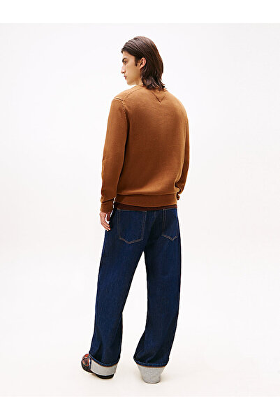 Tommy Hilfiger Erkek Bej Triko Kazak