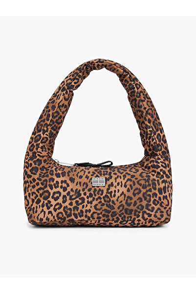 Tommy Hilfiger TJW Urban Leopar Desenli Omuz Kadın Omuz Çantası AW0AW1824101R