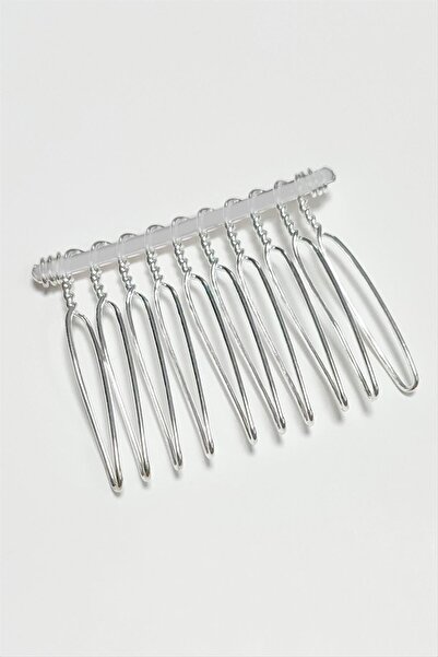 LTG Nova MTXDPN Στριφτή μεταλλική χτένα Μικρή 1 (174723) Τεμάχιο-Ασημί Χρώμα