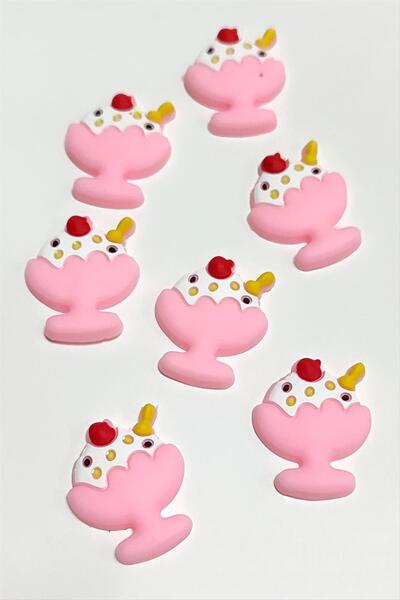 Bijuteri Net Figurină din silicon pentru înghețată MTXDPN (172756) 1 bucată-roz