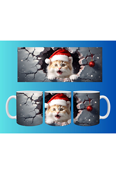 Evion Cat Christmas Cup – Special Design with Cute Cat Pattern 7