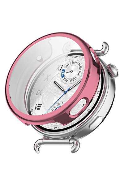 bbtech For Huawei Watch Gt 6 41mm Tpu Silicone Case and Screen Protector 360 Full Protection Gt6 Case Protector