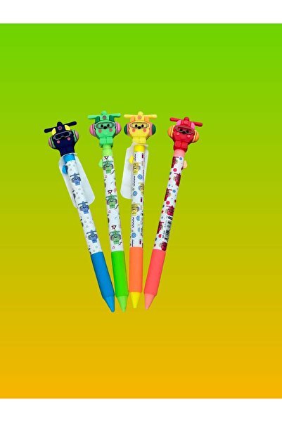 minivo Micro - Versatile |   Tip Pen - 0.7 mm - Helicopter Figure Themed - 4 ...