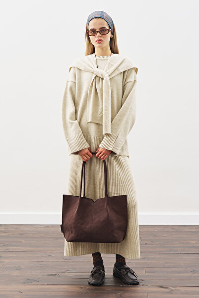 Manuka Chunky Oversized Sweater Beige