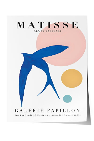 Zestia Plakat bez okvira, figura leteće ptice – Galerija Matisse, poster za d...