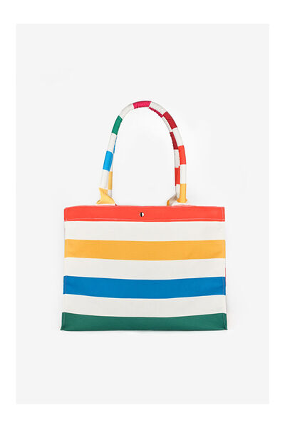 LC Waikiki Geantă de plajă pentru femei cu dungi multicolore