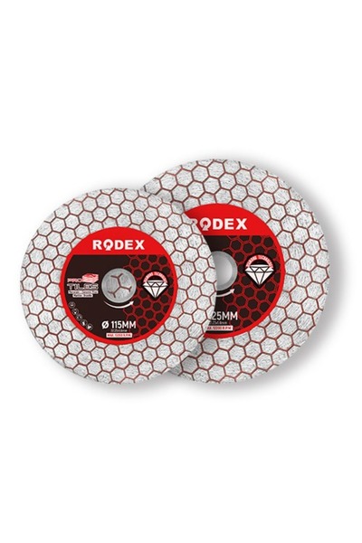 Rodex Disc Diamantat Hexagonal Turbo 115 mm Segment 20 mm, RRQ115 (100)