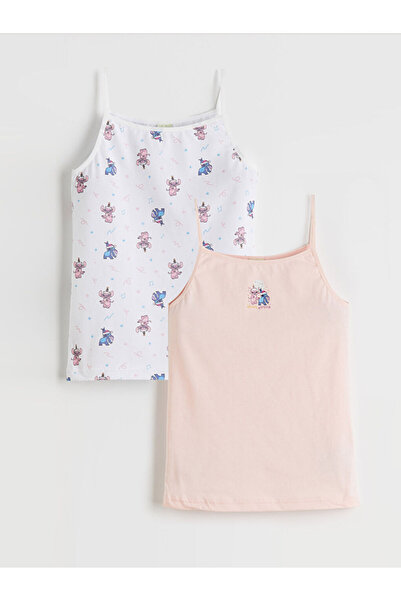 LC Waikiki Vizyon New Season and Angel Printed Girls' Undershirt 2-Pack