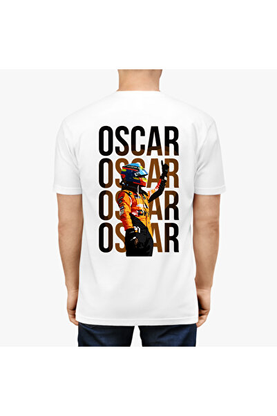 MAGORS OSCAR PIASTRI BUMBAC IMPRIMAT Mâneci scurte CORTĂ REGULARĂ F1 tricou