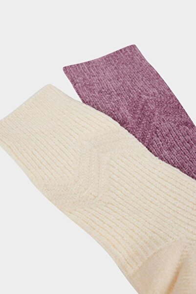 DeFacto Women's 2-Pack Winter Socks F8884Axns