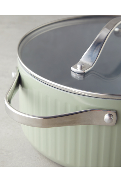 English Home Berlin Fusion Pro Deep Pot 24 cm Green