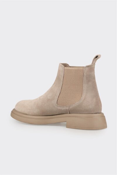 Elle Shoes Vizon Deri Kadın Günlük Bot