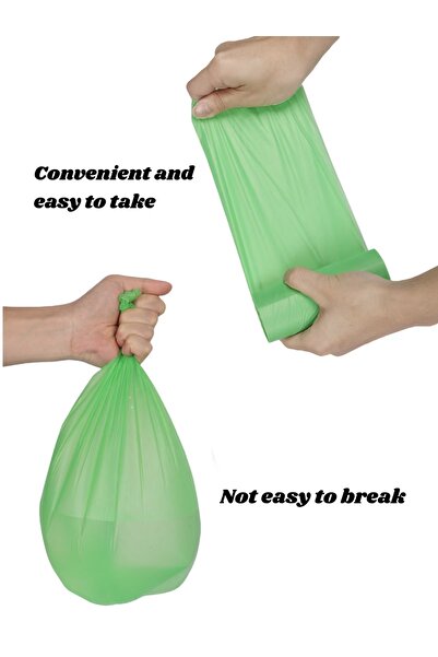 Generic Strong & Bio-Degradable Heavy Duty Disposable Garbage 100Pcs,50cmx60cm,Pack 5 GREEN