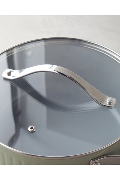 English Home Berlin Fusion Pro Deep Pot 24 cm Green