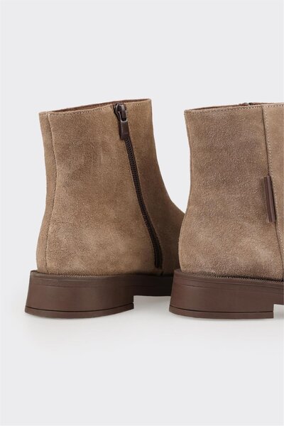 Elle Shoes Vizon Deri Kadın Günlük Bot