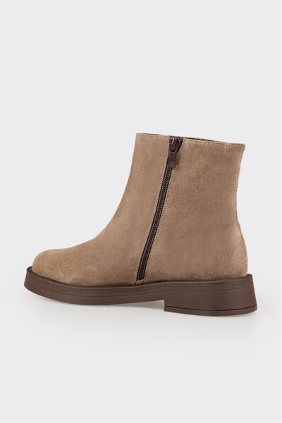 Elle Shoes Vizon Deri Kadın Günlük Bot