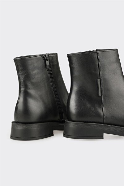 Elle Shoes Siyah Deri Kadın Günlük Bot